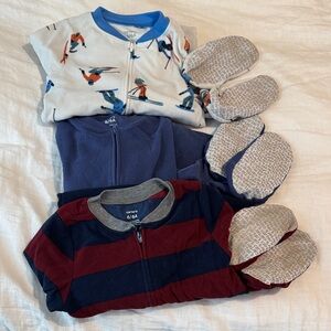 Carter's Fleece Footie Pajamas size 6